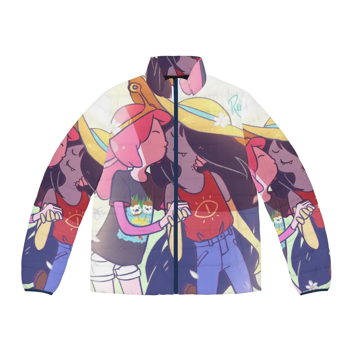 Adventure Time Bubbline Puffer Jacket | Cute LGBTQ Couple Apparel