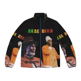 Akae Got Midnite Puffer Jacket - Warm Reggae Rasta Winter Jacket