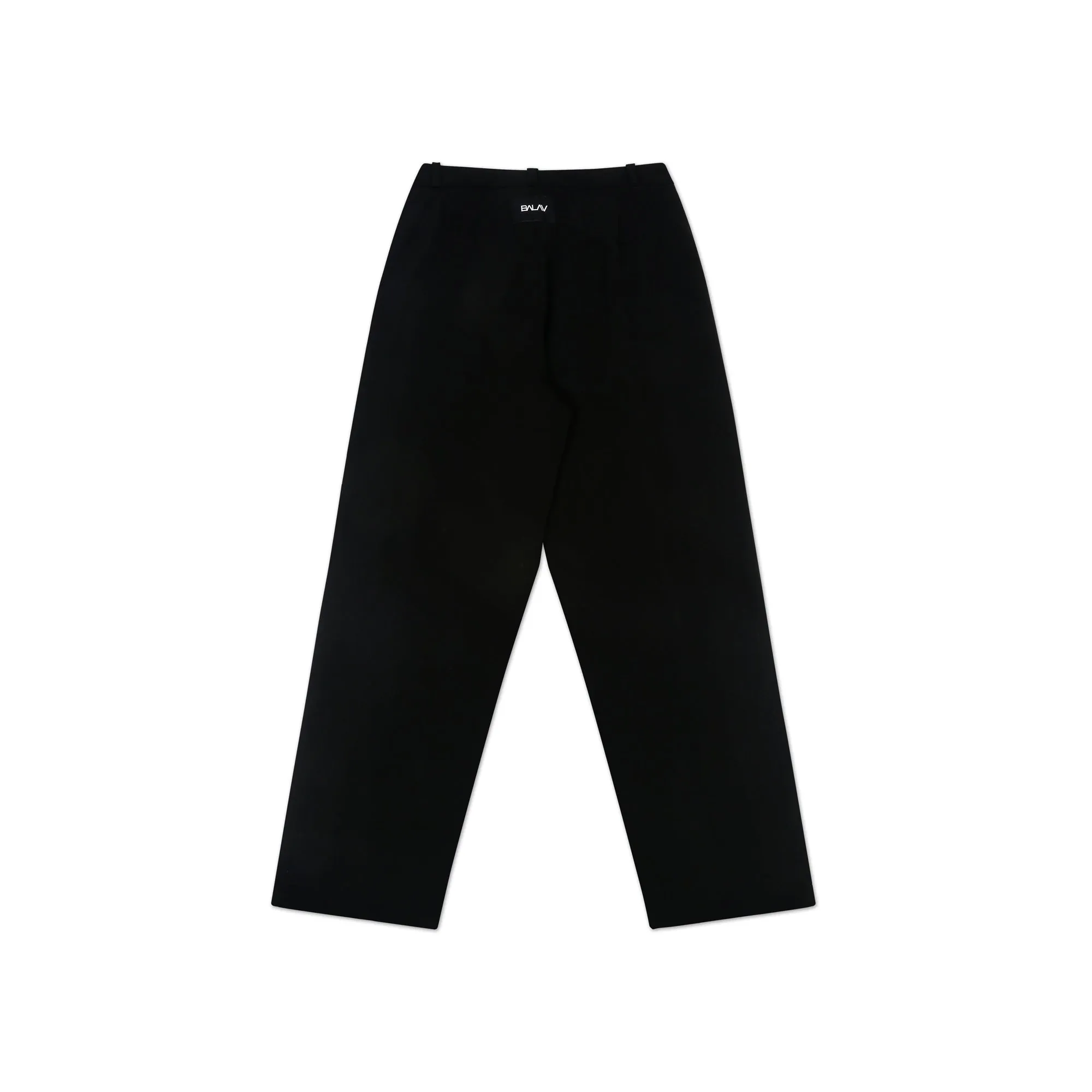 Black Piping Pants