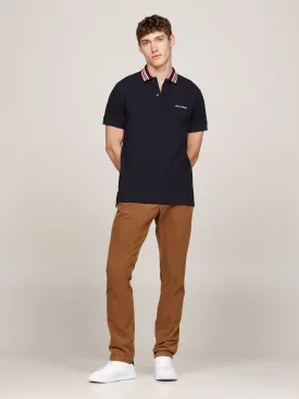 Contrast Collar Regular Polo Shirt