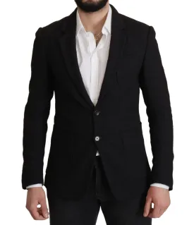 Dolce & Gabbana Elegant Single Breasted Wool Blazer