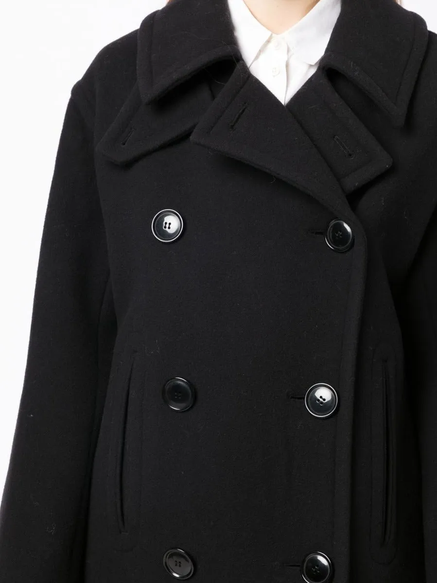 Double-Breasted Wool Coat