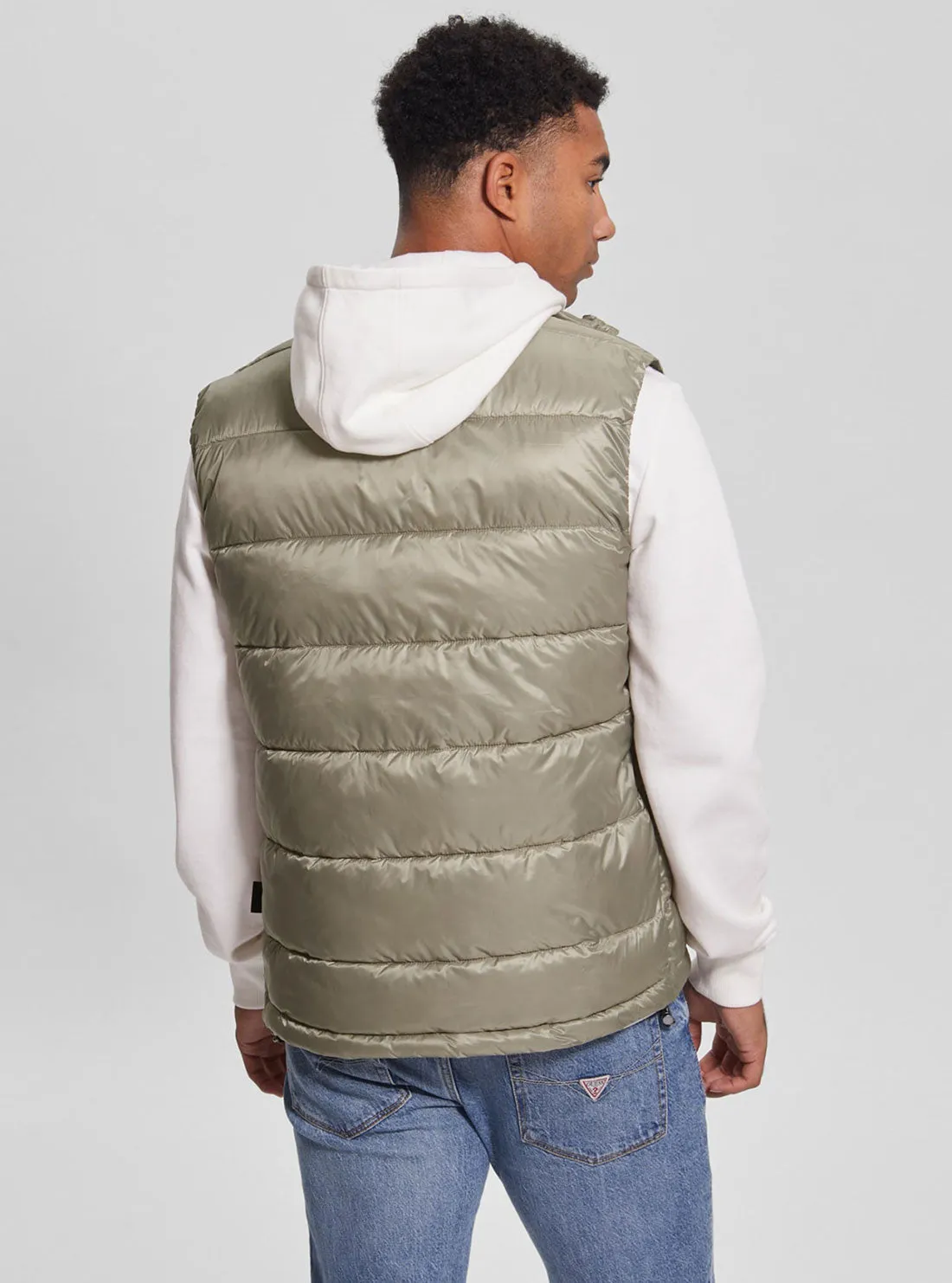 Eco Green Super Light Puffer Vest