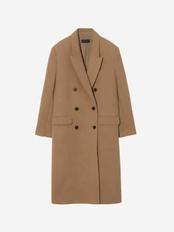 Edmont Double Breasted Long Coat