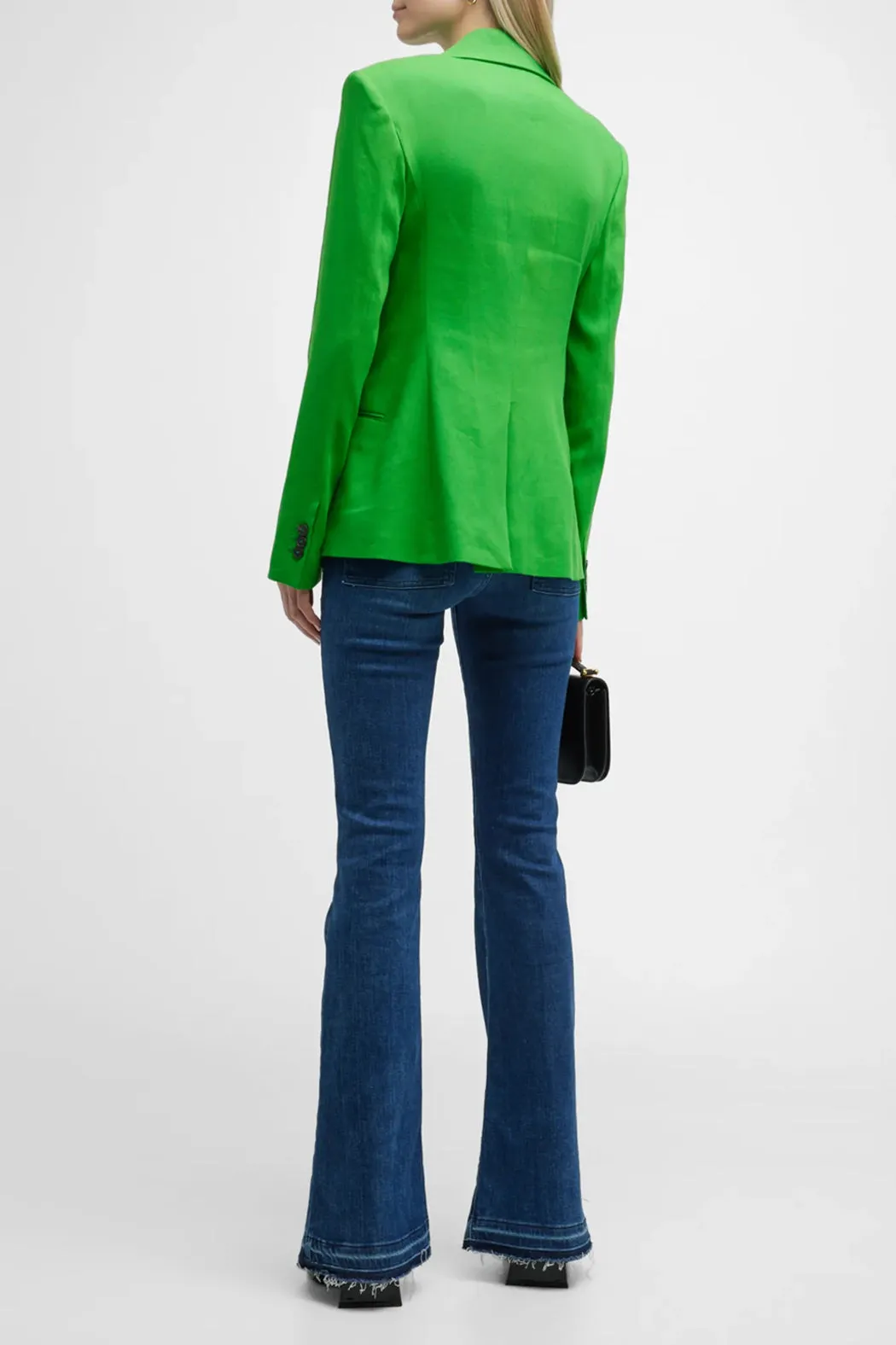 Frame - The Femme Blazer in Bright Peridot