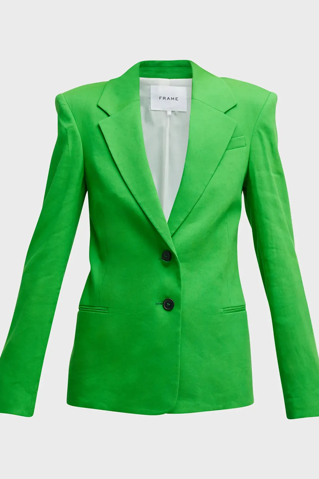 Frame - The Femme Blazer in Bright Peridot