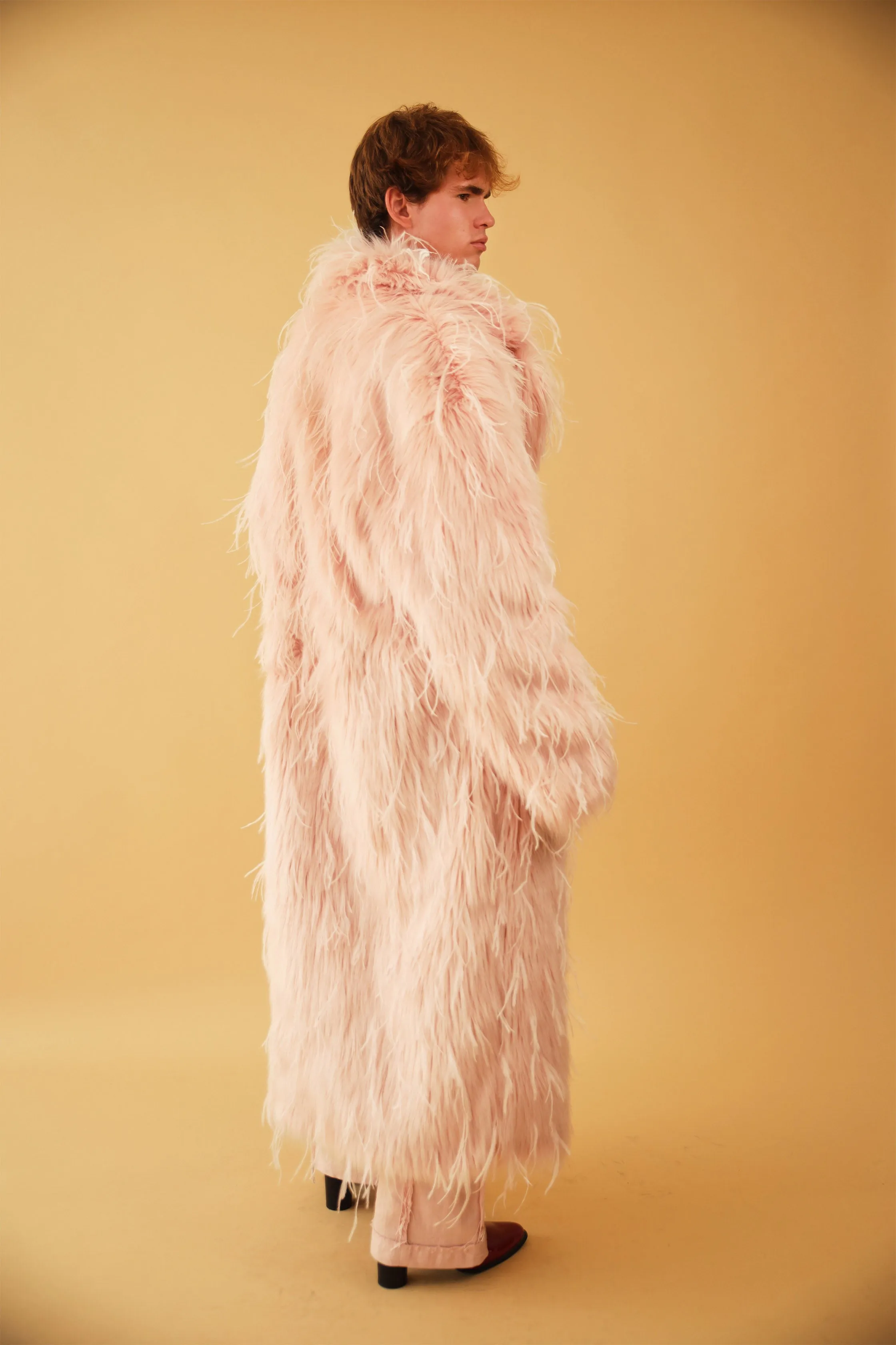 Fur and feathers coat