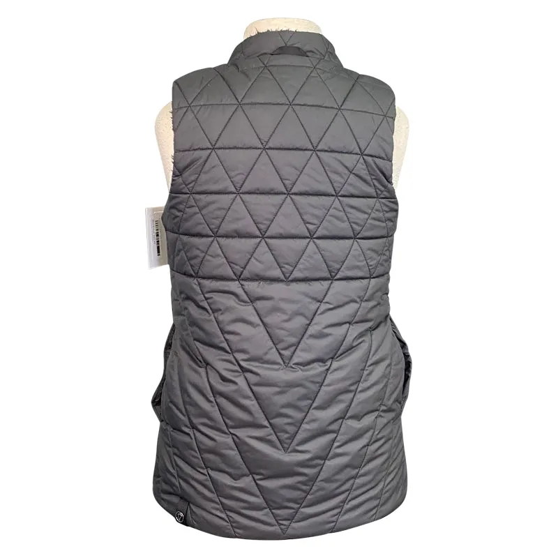 Ivivva Girls Puffer Vest  in Charcoal - Children's 8