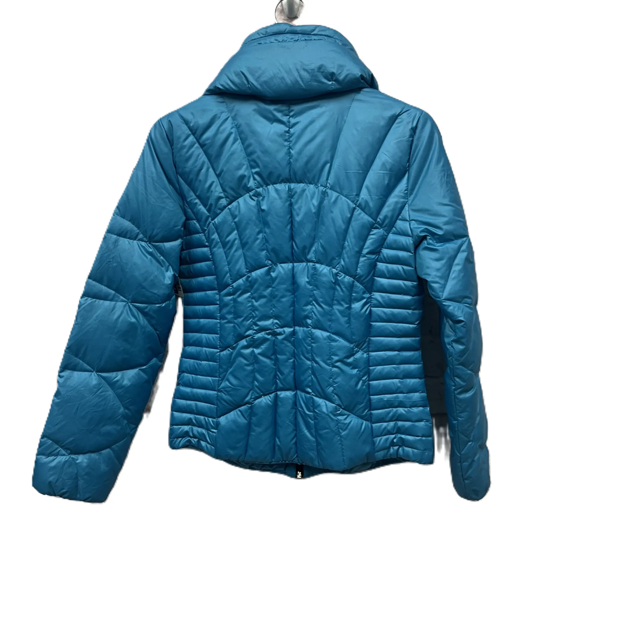 Jacket Puffer & Quilted By Guess In Blue, Size: S