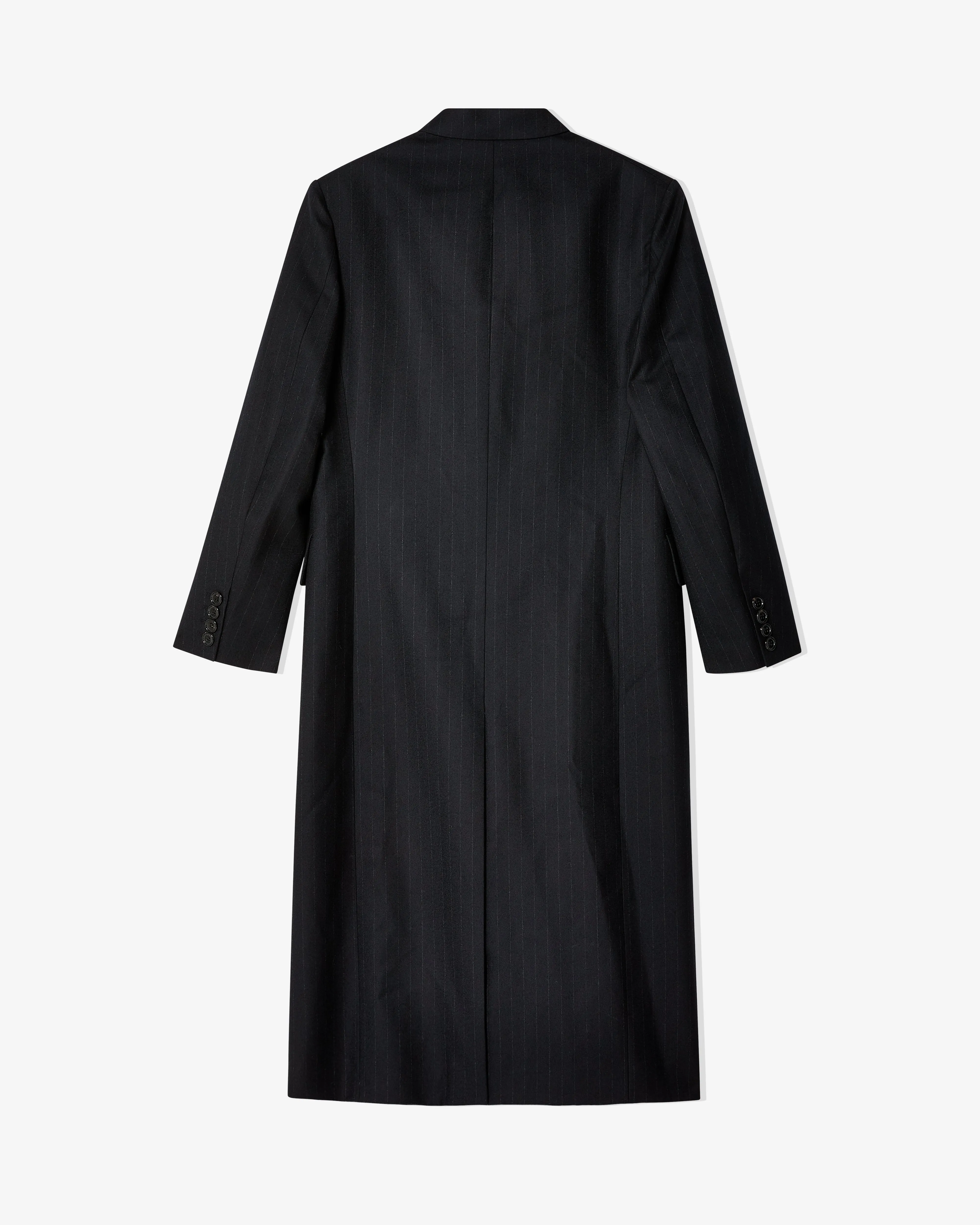 Junya Watanabe - Women's Pinstripe Coat - (Black/Gray)