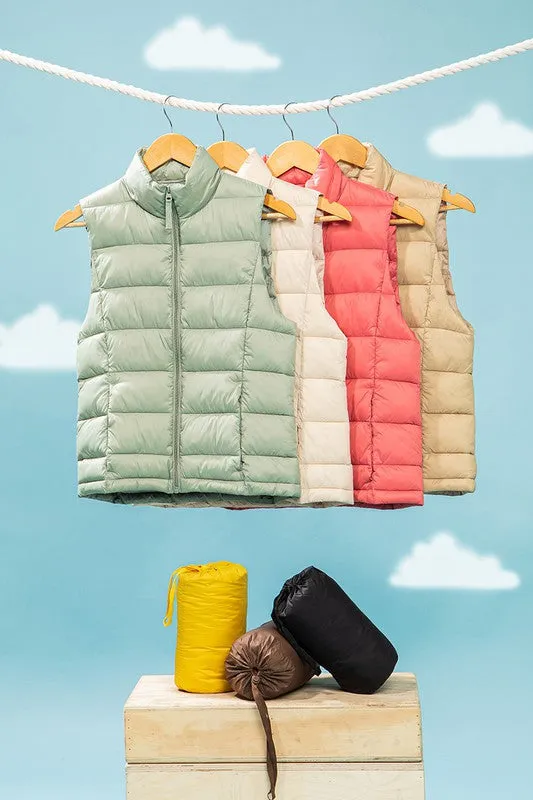 LightWeight Foldable Puffer Vest