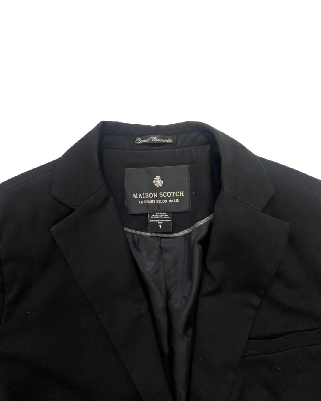 Maison Scotch Black Blazer