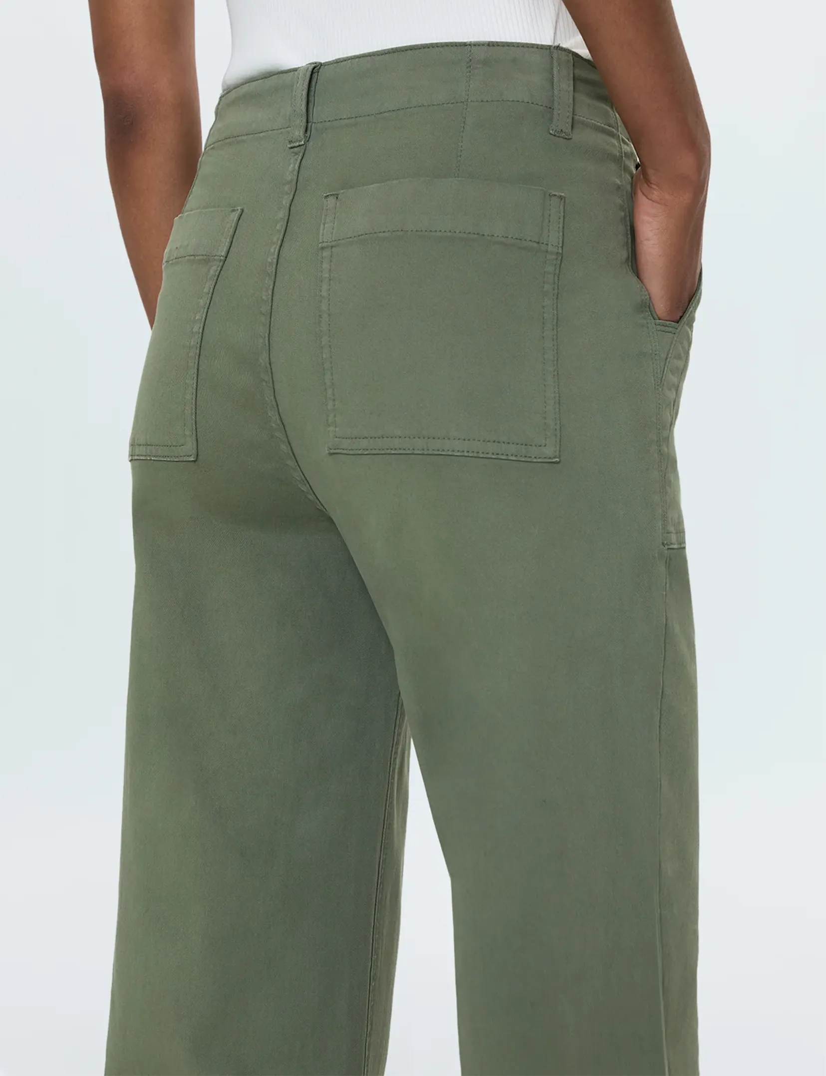 Nicole Wide Leg Pant, Soft Olive