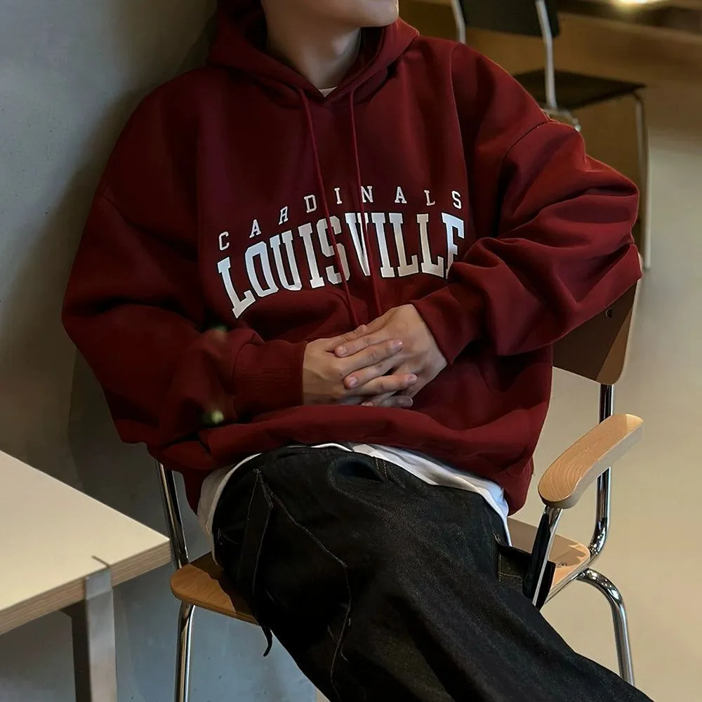 OH Cardinal Louisville Text Hoodie