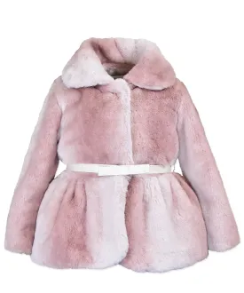 Pink Ombre Peplum Jacket