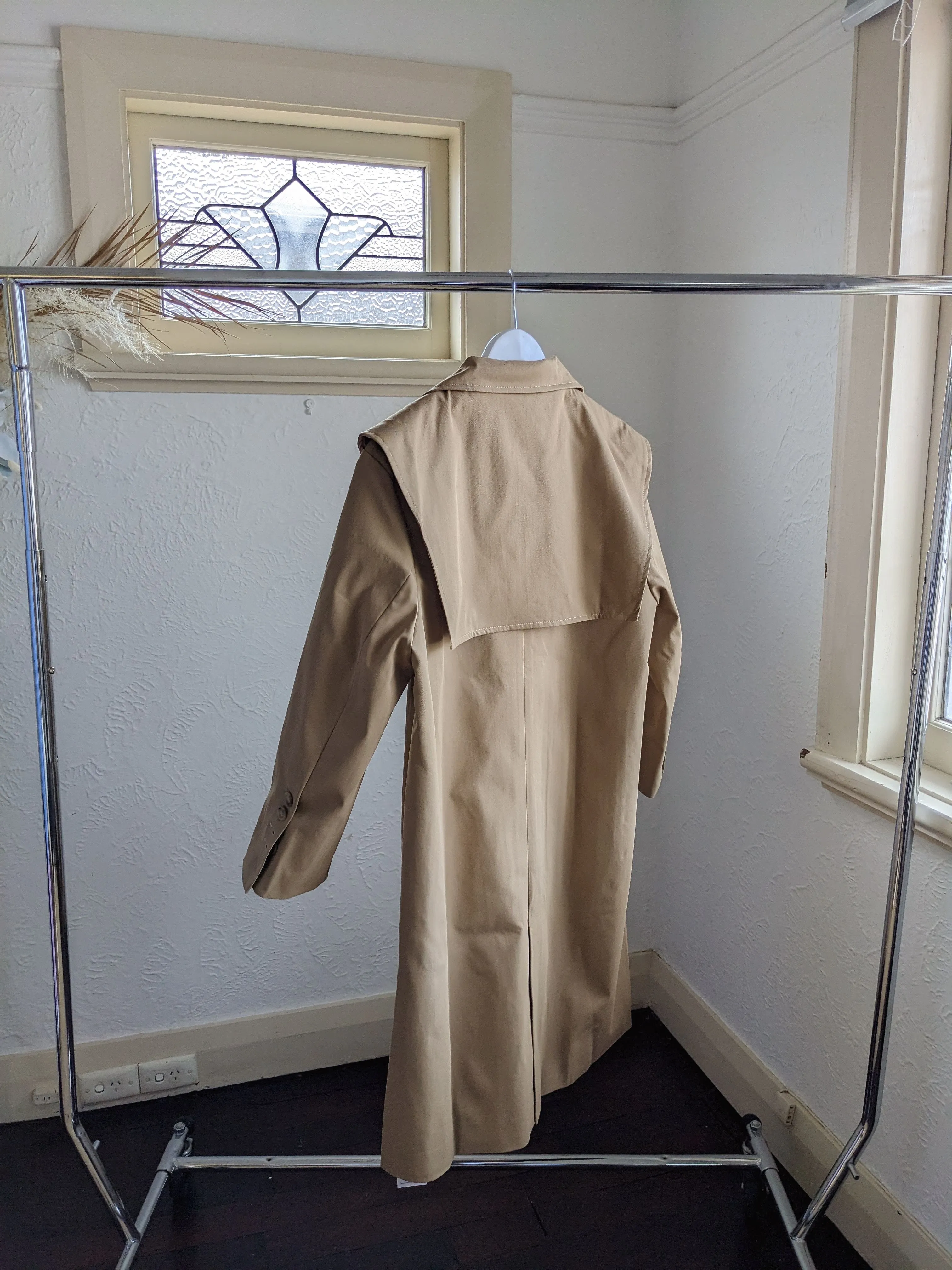 Poppin Camel Trench Coat