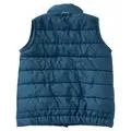 Puffer Vest W/ Painterly Stripe Liner in Ensign Blue