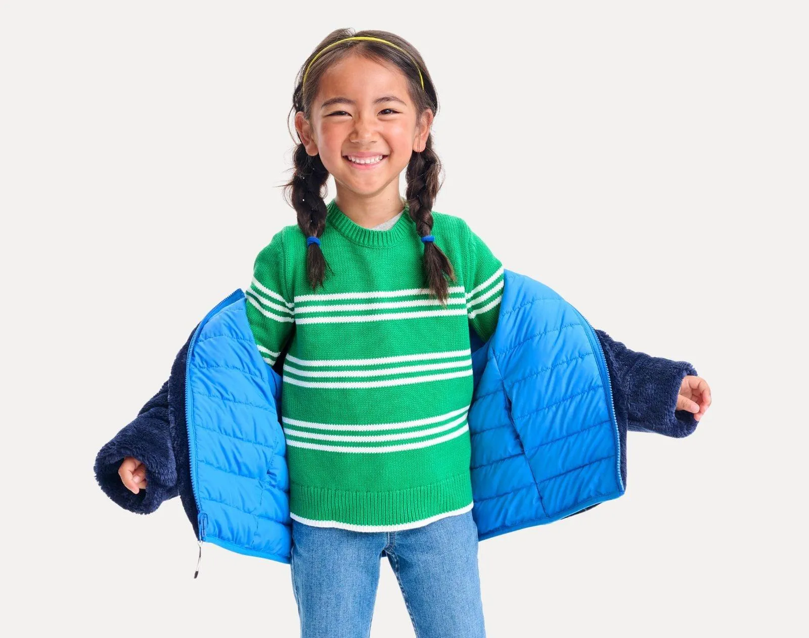 Reversible Fleece Puffer Jacket