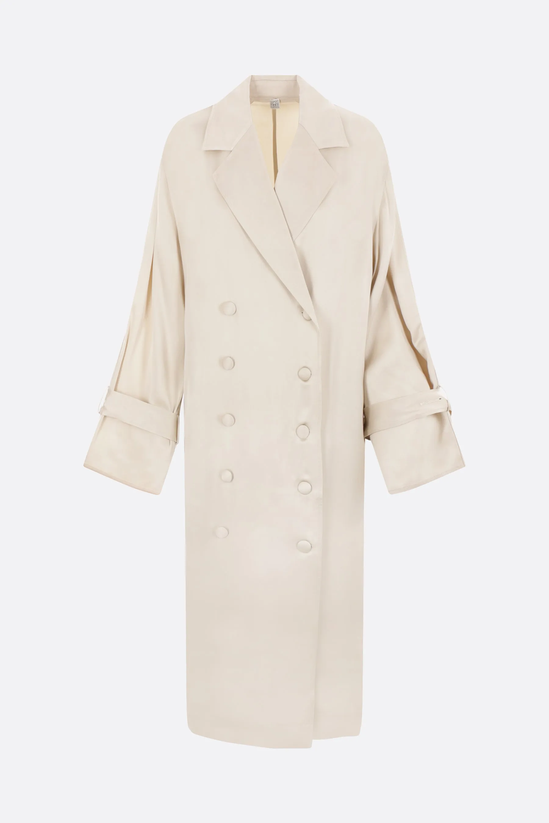 Satin Trench Dress