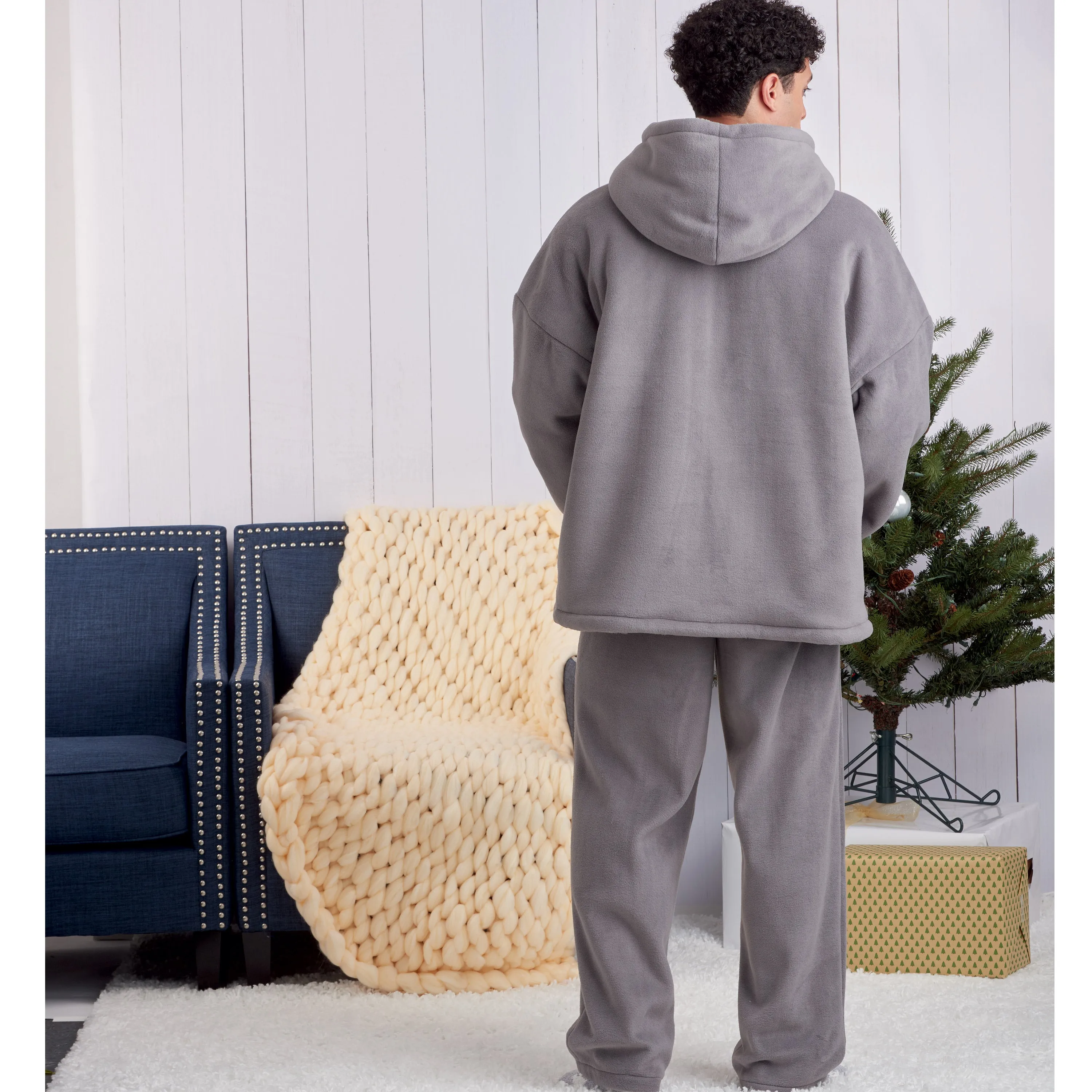 Simplicity Sewing Pattern S9456 Unisex Oversized Hoodies, Bottoms and Booties