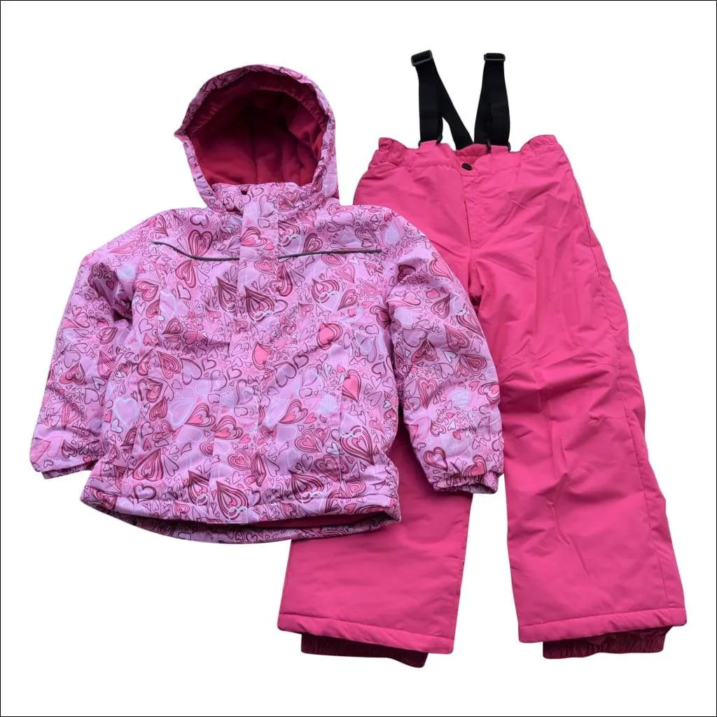 Snow Country Outerwear Little Girls Winter Snowsuit Ski Jacket and Snow Pants Set S-L