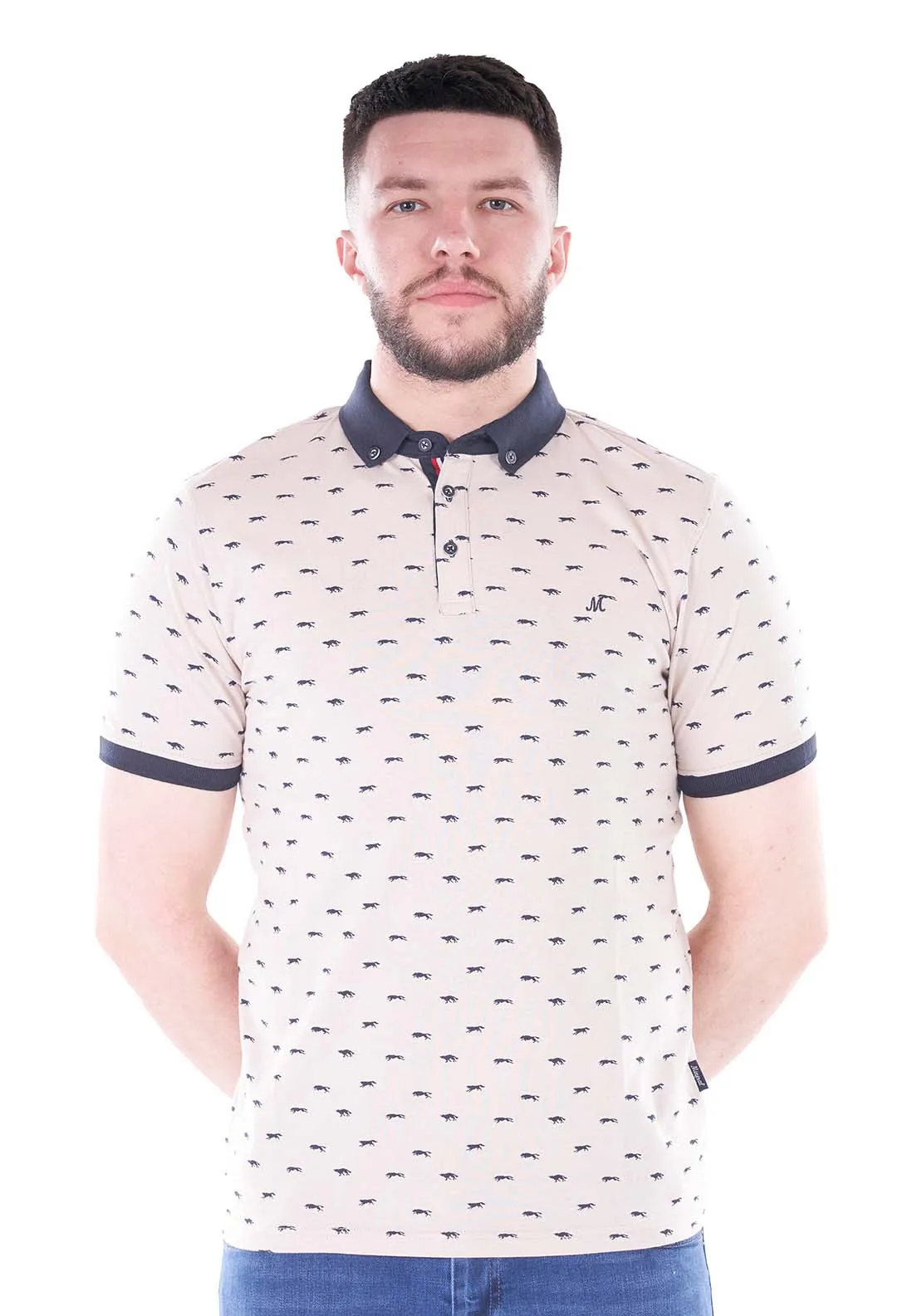 Spirit Aop Polo - Stone