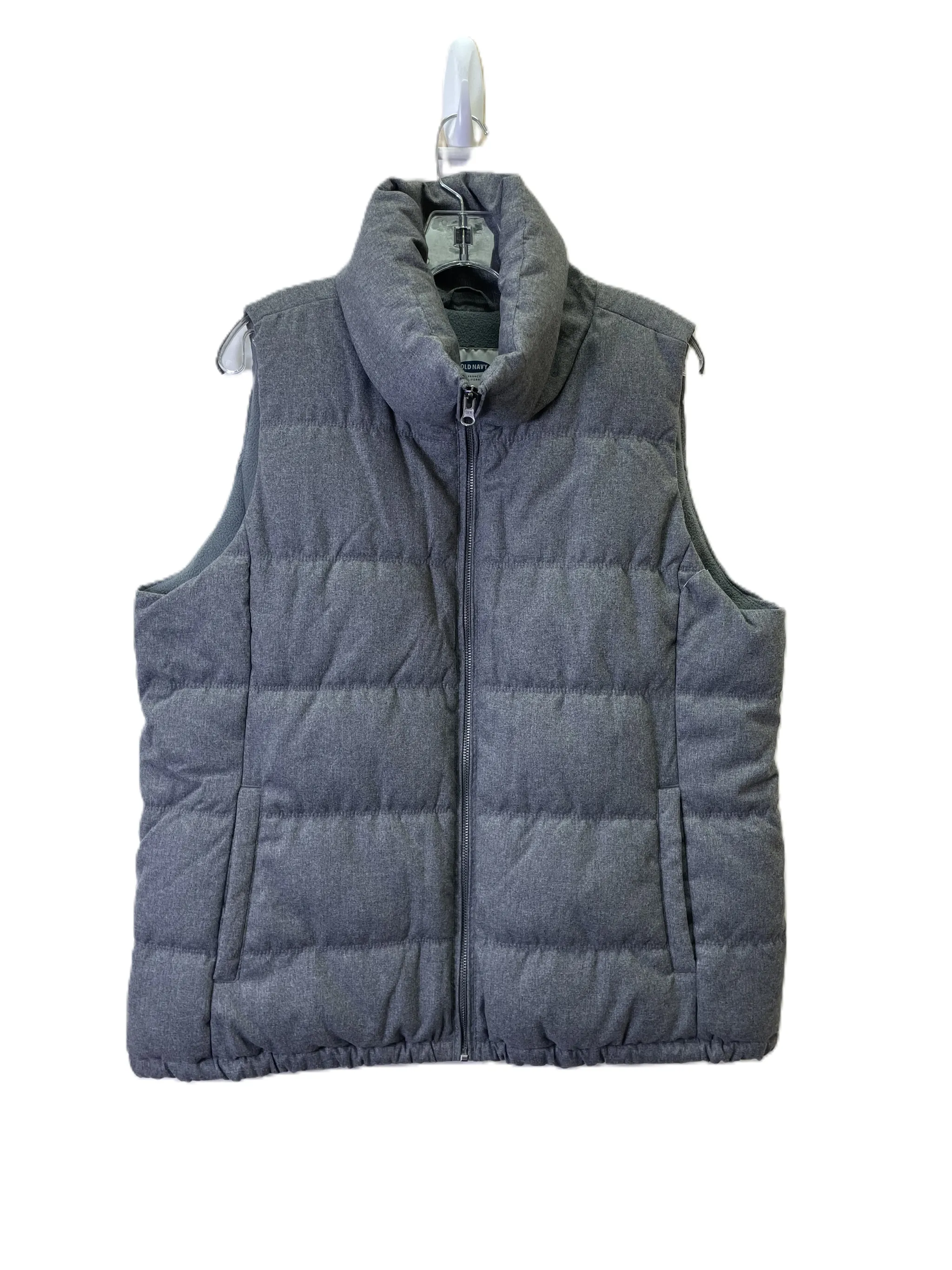 Vest Puffer & Quilted By Old Navy In Grey, Size: Xl