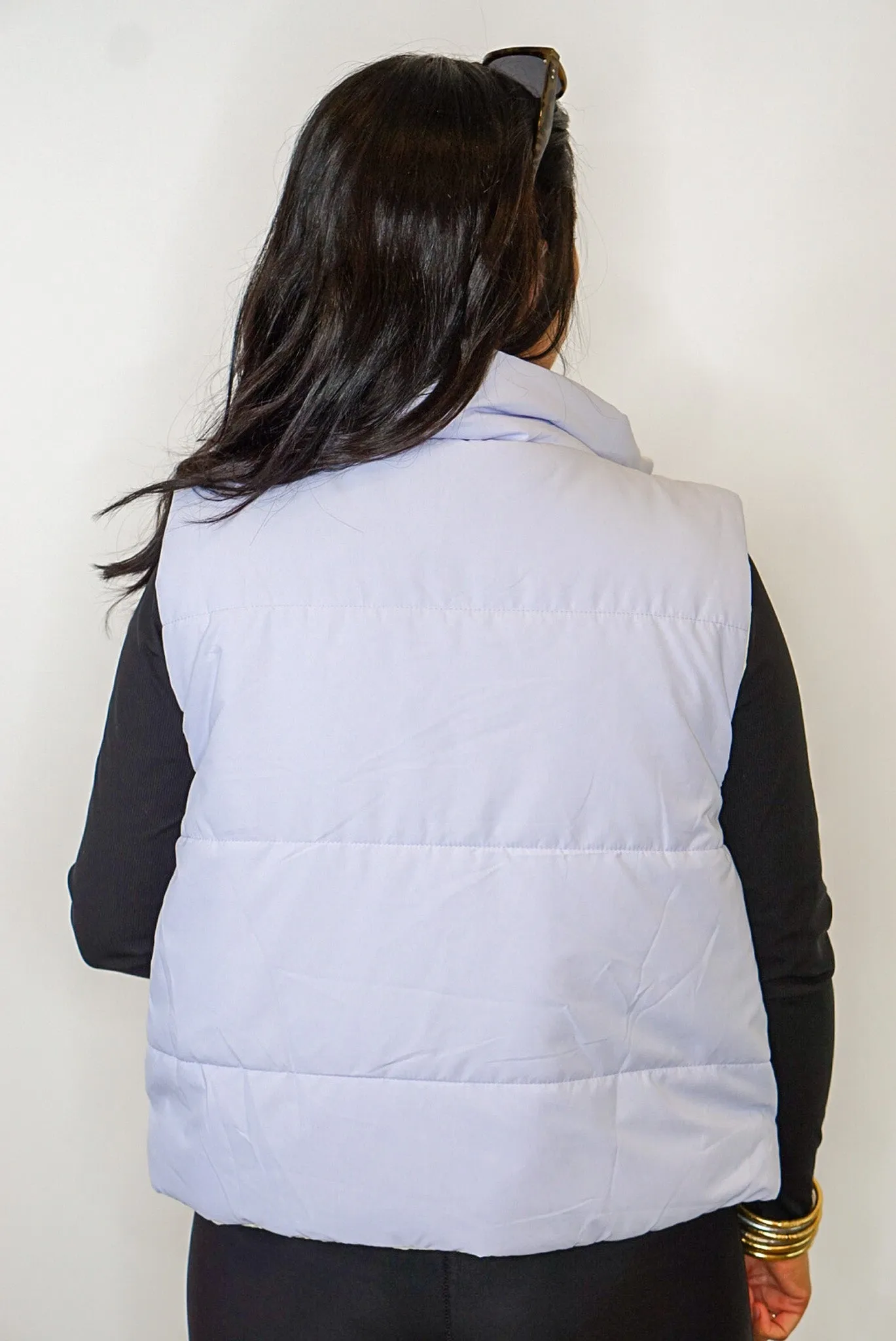 Winter Adventures Periwinkle Reversible Vest