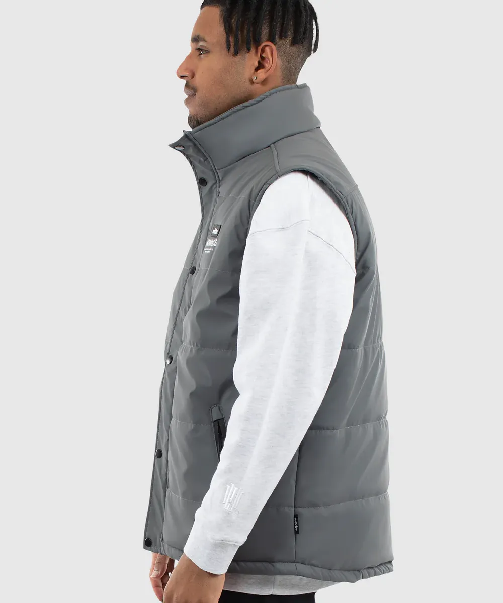 WNDRR Whitmore Puffer Vest (Charcoal)