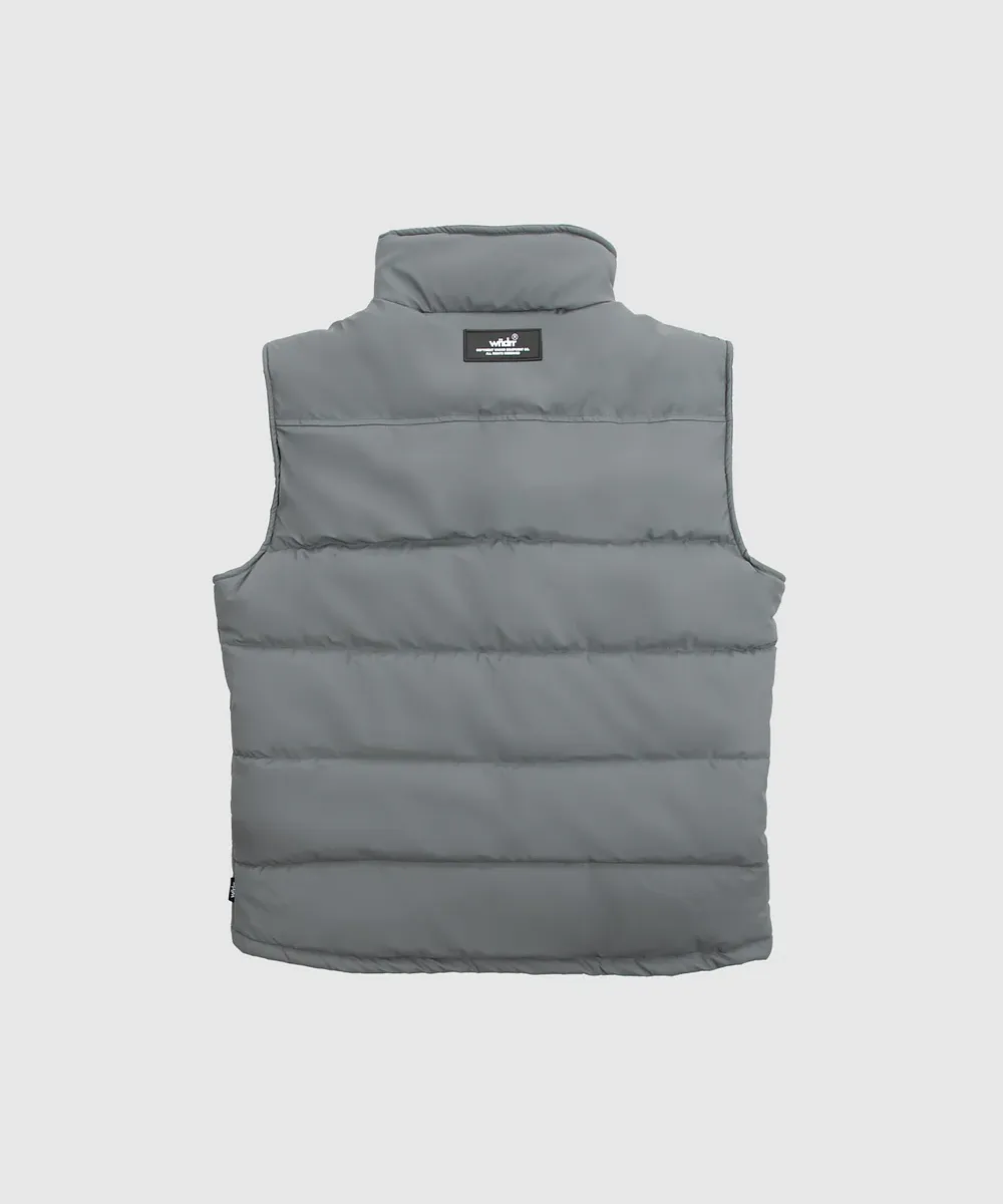 WNDRR Whitmore Puffer Vest (Charcoal)